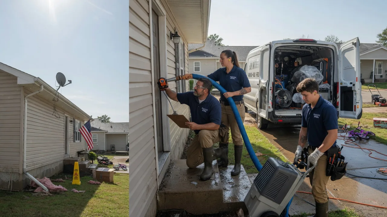 Ceiling Water Damage Restoration in Morganville, KS near me
